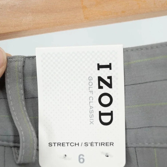 Izod Women's  Golf Classix Stretch Gray pinstripe Pants | 6 NWT - Picture 9 of 9